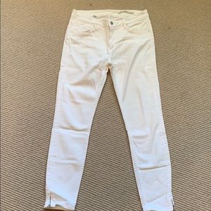 Zara woman white skinny jeans 👖